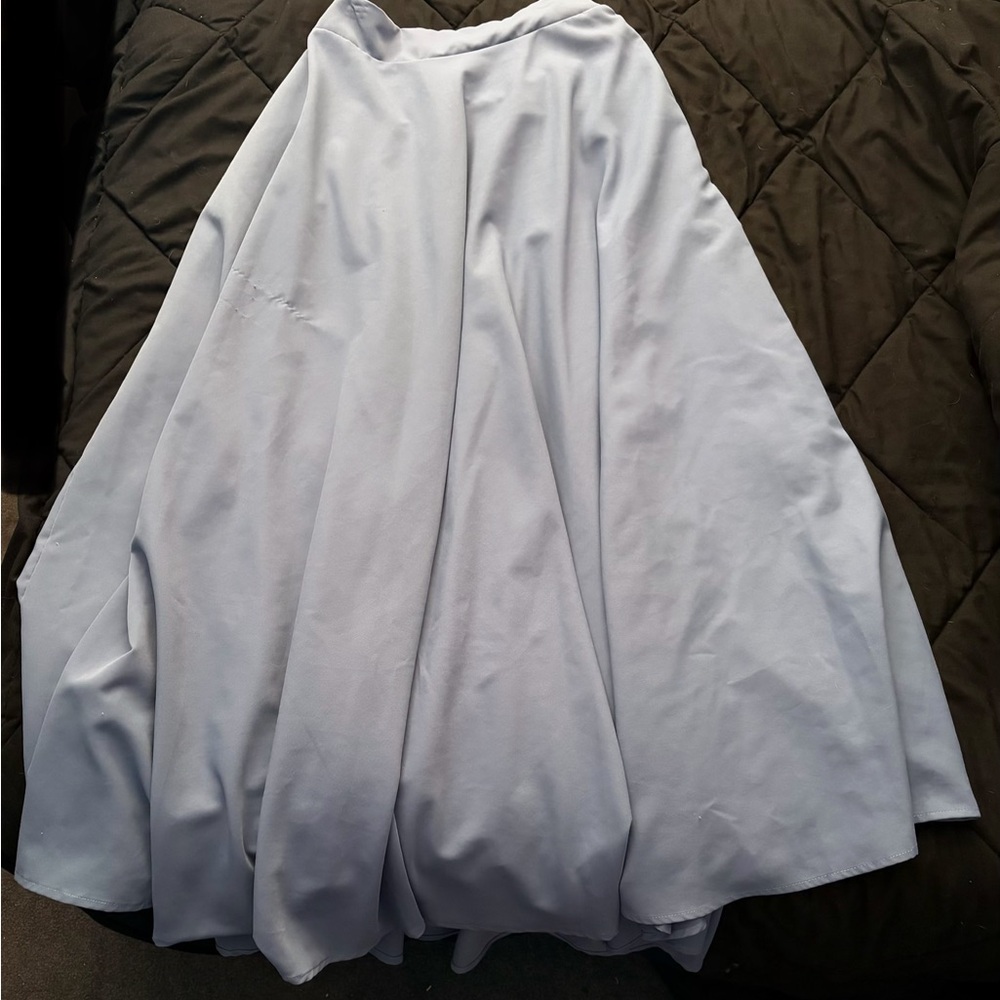 SHEIN Blue Floor Length Skirt